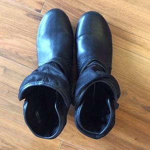 Report Shoes - Report Black Edolo Silver Buckle Ankle Boots - 8.5 Report Shoes - Report Black Edolo Silver Buckle Ankle Boots - 8.5